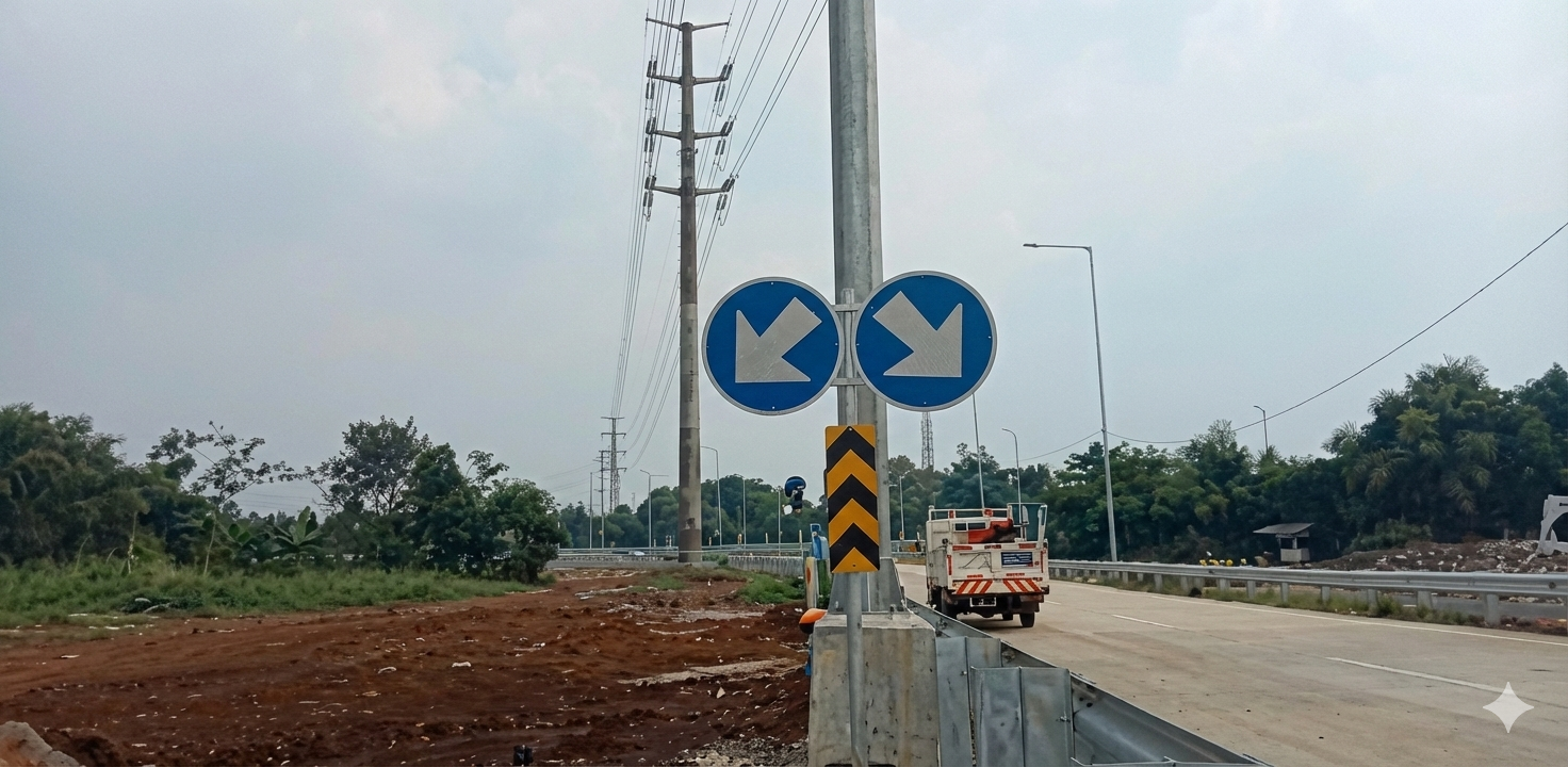 Pekerjaan Pembangunan Jalan, Saluran, dan Penerangan Jalan Umum Area Akses Toll Borr (Boulevard)